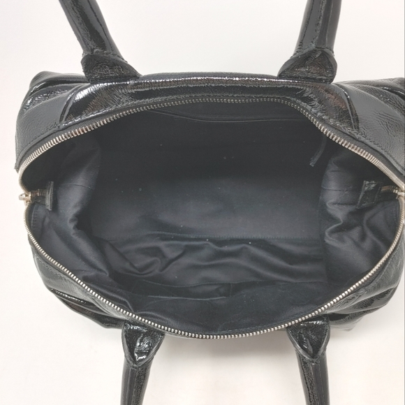 YSL Rive Gauche Authentic Small Patent Black Easy Y 2 Way Bag - Picture 8 of 13